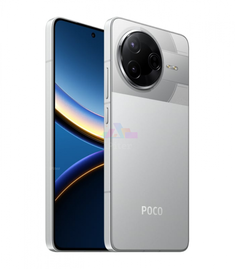 Фото Купить Смартфон Xiaomi Poco F7 Pro 12Gb/512Gb (Silver) Nano-Sim + Nano-Sim по низкой цене в