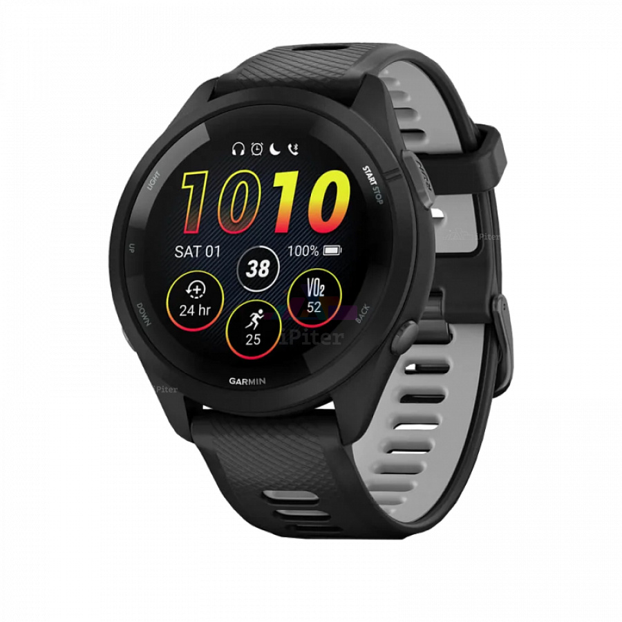 Фото Купить Умные часы Garmin Forerunner 265 Чёрный (010-02810-10) по низкой цене в