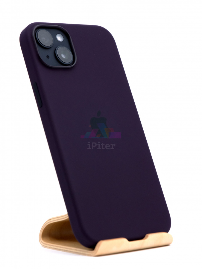 Фото Чехол Apple Silicone Case with MagSafe для iPhone 14 Plus MPT93, Тёмно-бордовый