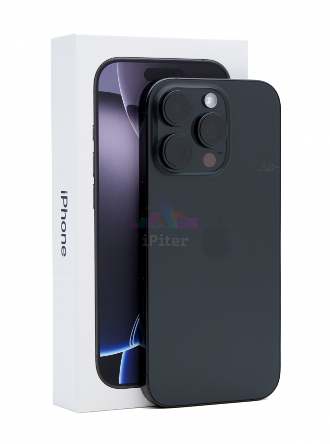 Фото Купить Apple iPhone 16 Pro 256Gb <br> Black Titanium (Чёрный титан) Nano-sim + eSim по низкой цене в