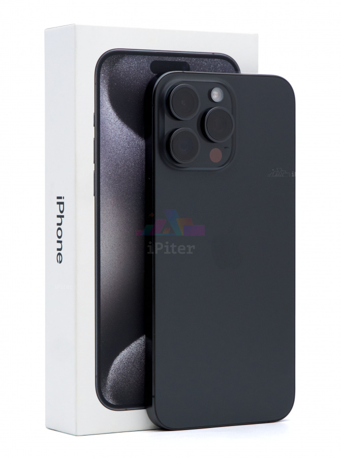 Фото Купить Apple iPhone 15 Pro Max 512Gb <br> Black Titanium (Чёрный титан) eSim + eSim по низкой цене в