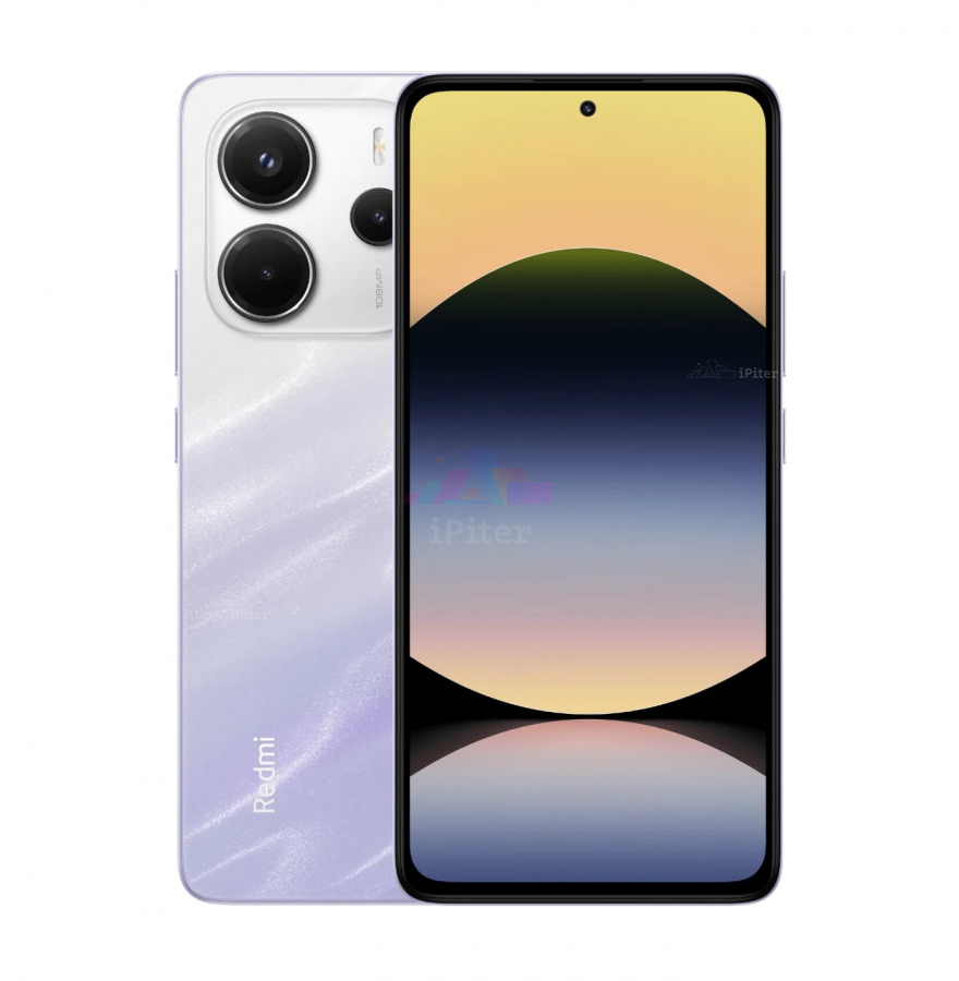 Фото Купить Смартфон Xiaomi Redmi Note 14 4G 6Gb/128Gb (Purple) Nano-Sim + Nano-Sim по низкой цене в