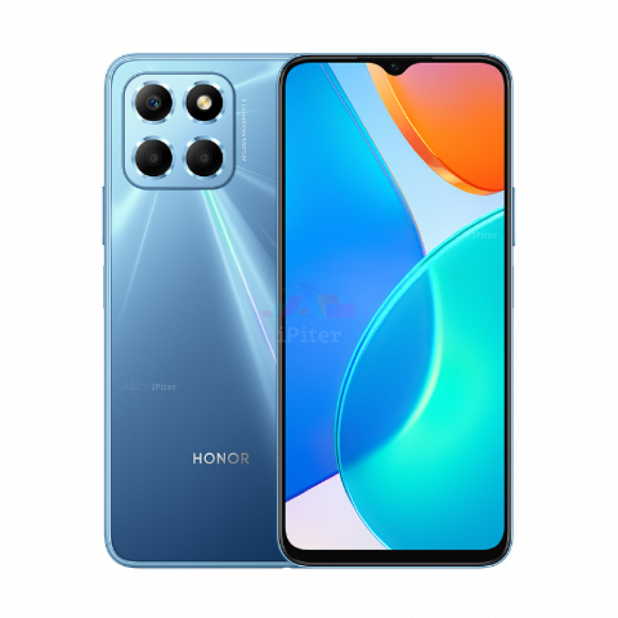 Фото Купить Смартфон Honor X6 4Gb/64Gb (Синий) Global по низкой цене в