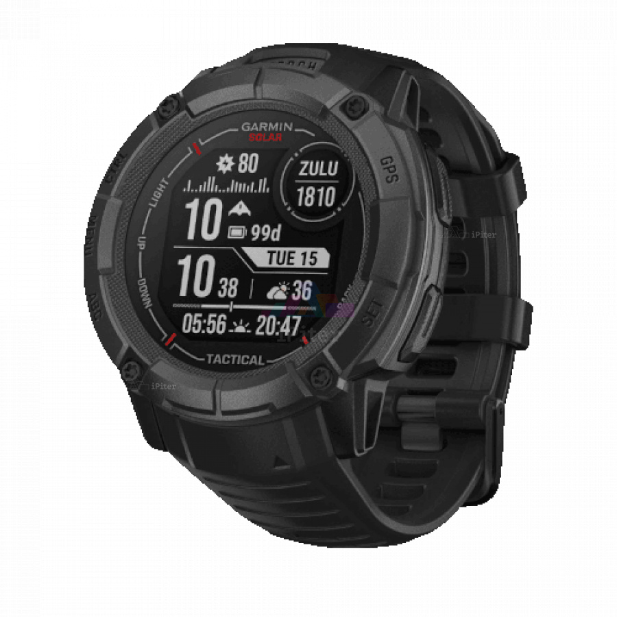 Фото Купить Умные часы Garmin Instinct 2x Solar Tactical Black (010-02805-03) по низкой цене в