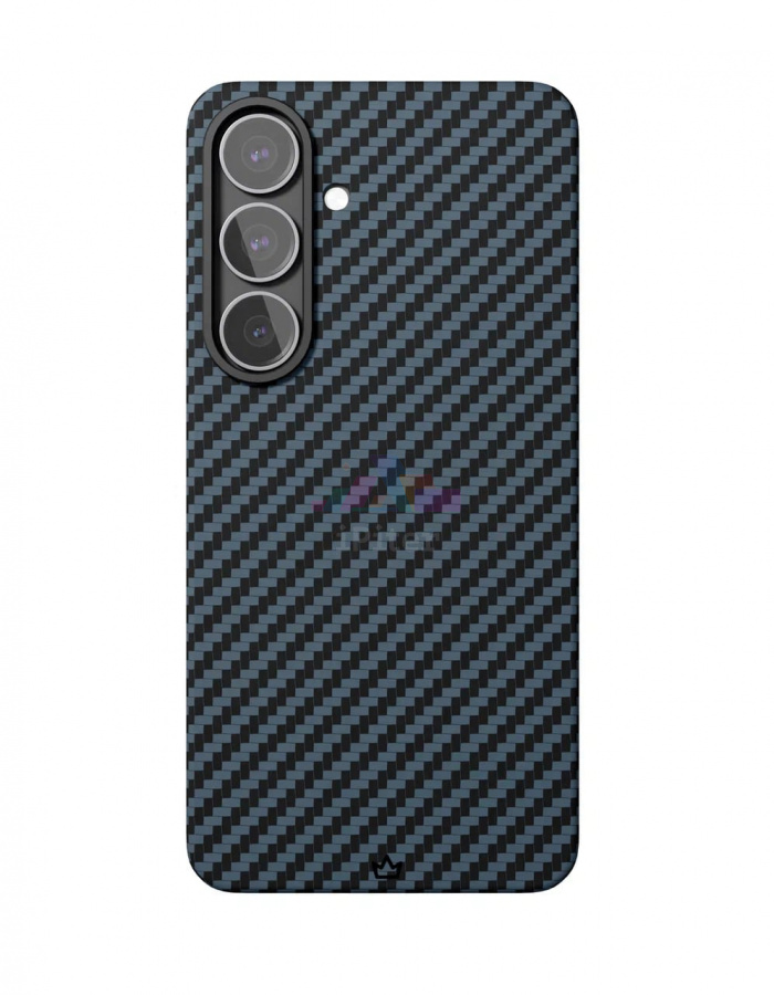 Фото Купить Чехол VLP Kevlar Case для Samsung Galaxy S25 Plus (Синий) по низкой цене в
