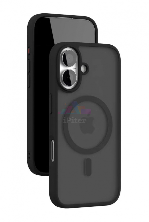 Фото Купить Чехол VLP lite Bloom case MagSafe для iPhone 17 (Чёрный) по низкой цене в