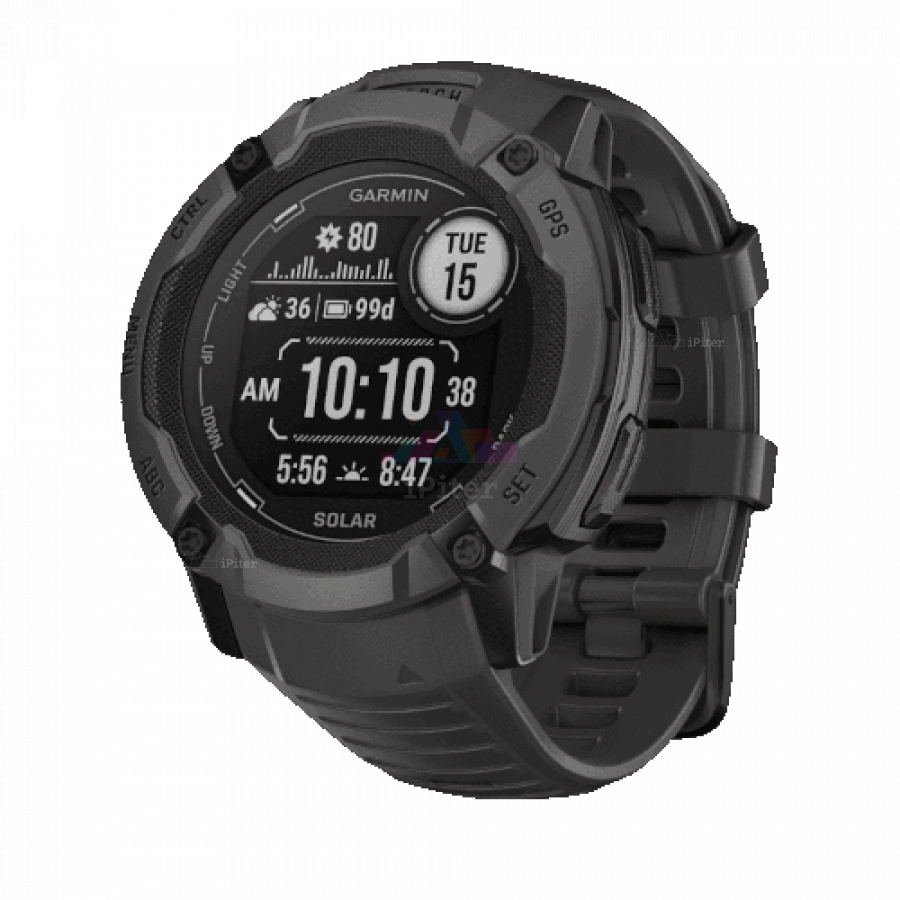 Фото Купить Умные часы Garmin Instinct 2x Solar Graphite (010-02805-00) по низкой цене в