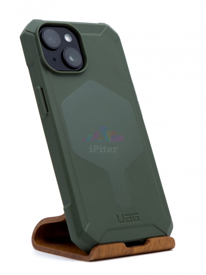 Фото Купить Чехол UAG Essential Armor для iPhone 15 Зелёный по низкой цене в