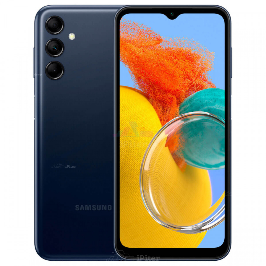 Фото Купить Смартфон Samsung Galaxy M14 5G 4Gb/64Gb (Тёмно-синий) SM-M146 по низкой цене в