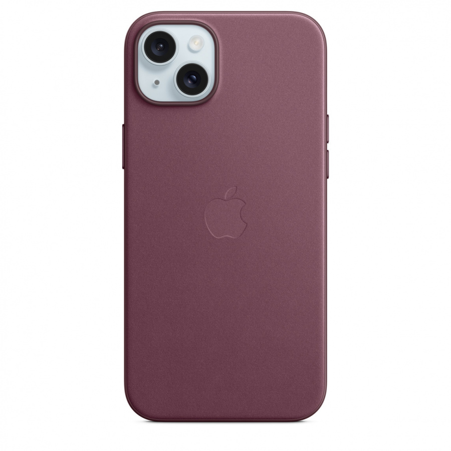 Фото Купить Чехол Apple FineWoven Case with MagSafe для iPhone 15 Plus MT4A3 (Малиновый) по низкой цене в