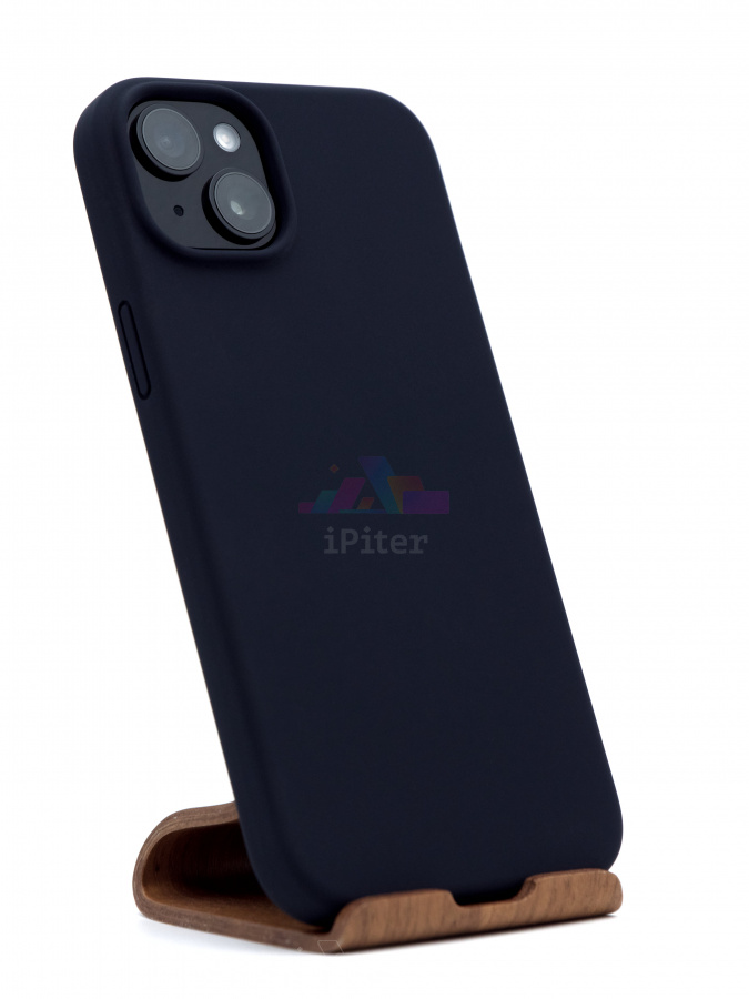 Фото Купить Чехол VLP Aster case для iPhone 15 Plus Тёмно-синий по низкой цене в
