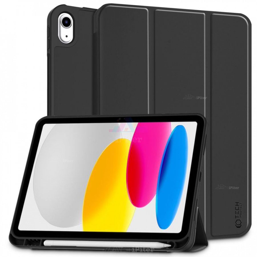 Фото Купить Чехол Tech-Protect SC PEN для iPad 10/11 (Чёрный) по низкой цене в