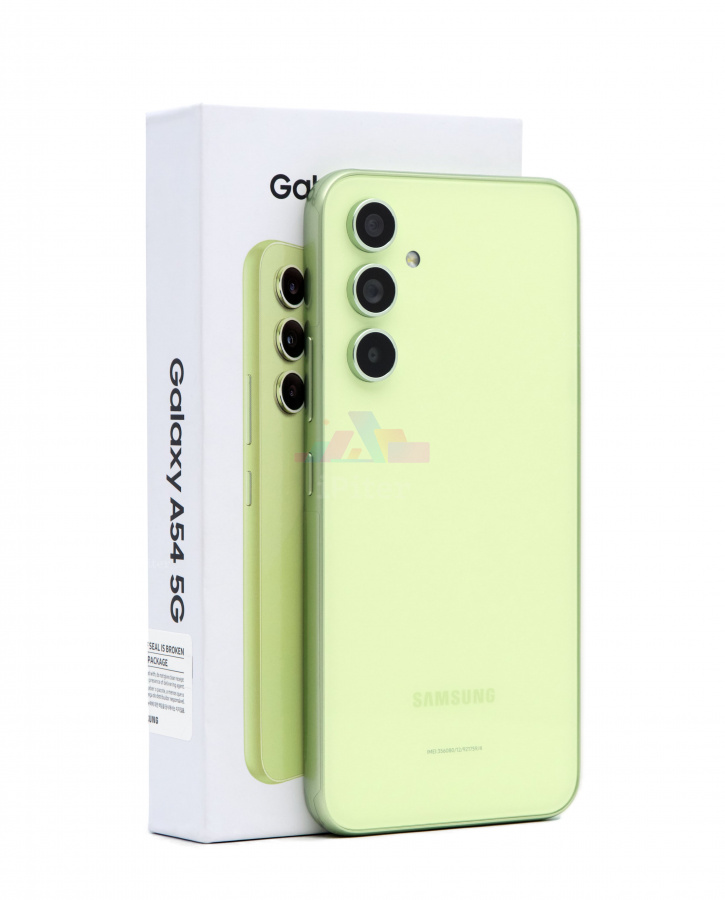 Фото Купить Смартфон Samsung Galaxy A54 5G 8Gb/256Gb (Lime) SM-A546 по низкой цене в