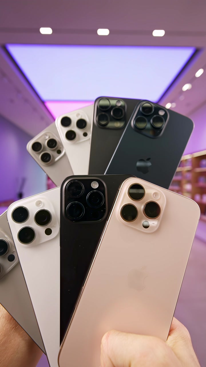 Цвета iPhone 16 Pro Max VS цвета iPhone 15 Pro Max