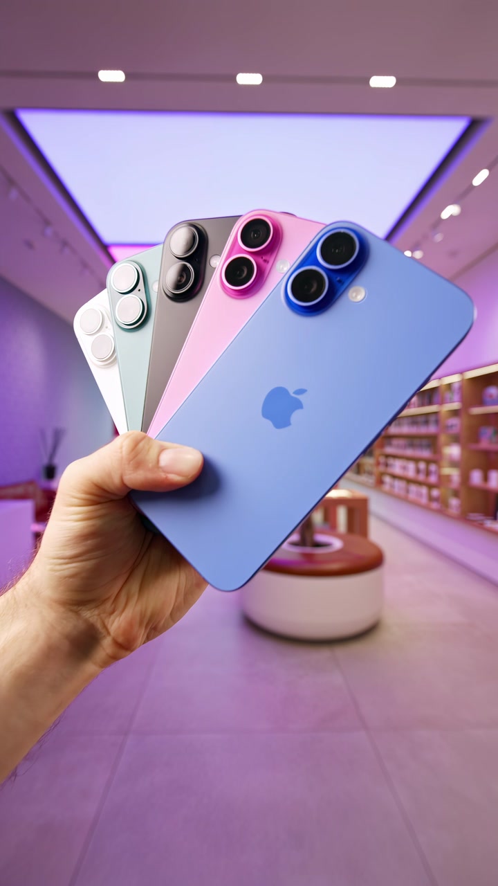 Все цвета iPhone 16