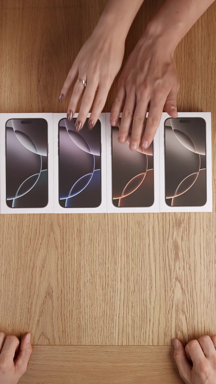 Все цвета iPhone 16 Pro Max
