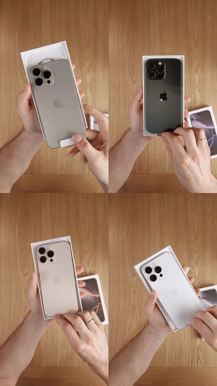 Все цвета iPhone 16 Pro Max