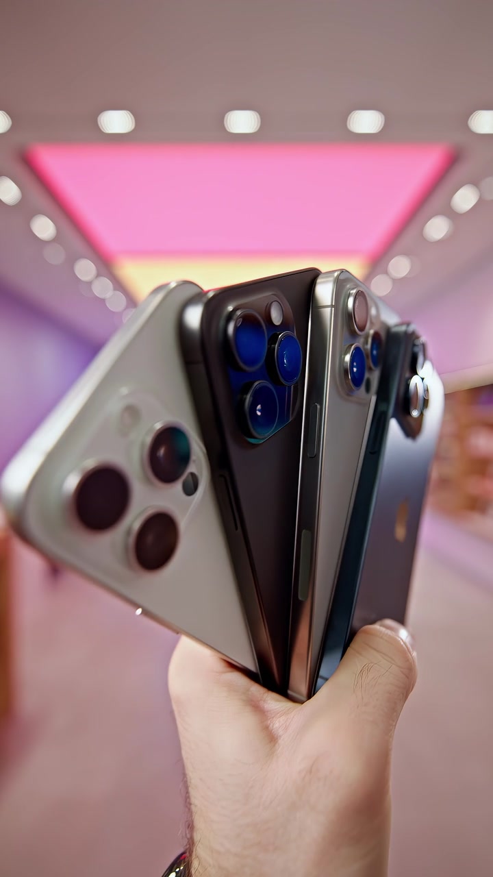 Все цвета iPhone 15 Pro Max