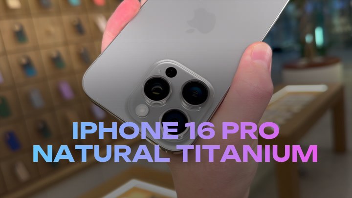 iPhone 16 Pro Natural Titanium