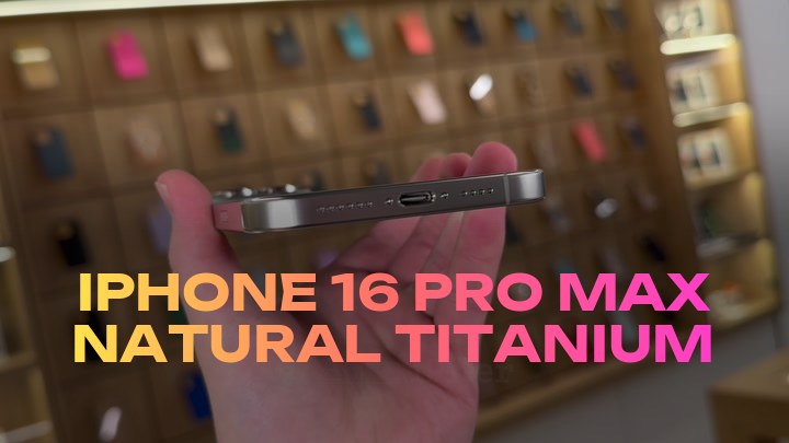 iPhone 16 Pro Max Natural Titanium