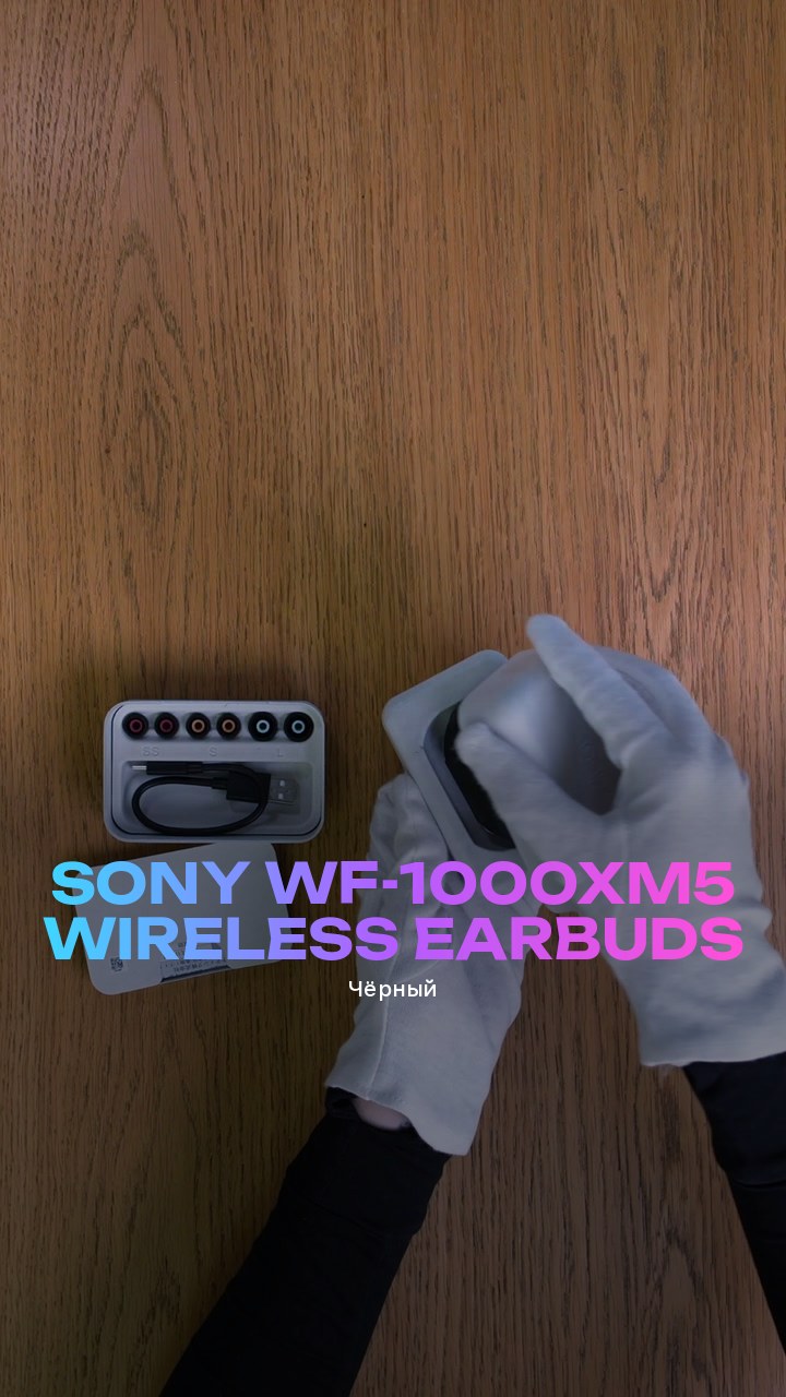 Sony WF-1000XM5 Wireless Earbuds (Чёрный)