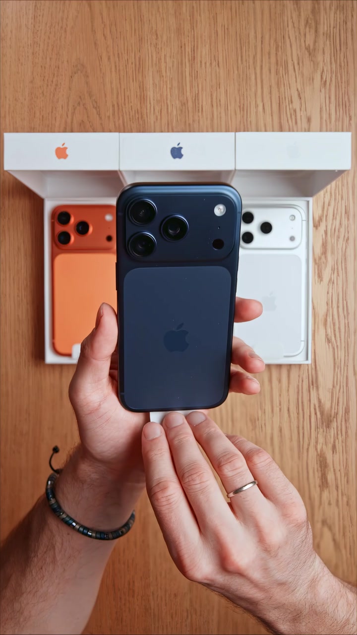 Цвета iPhone 17 Pro Max